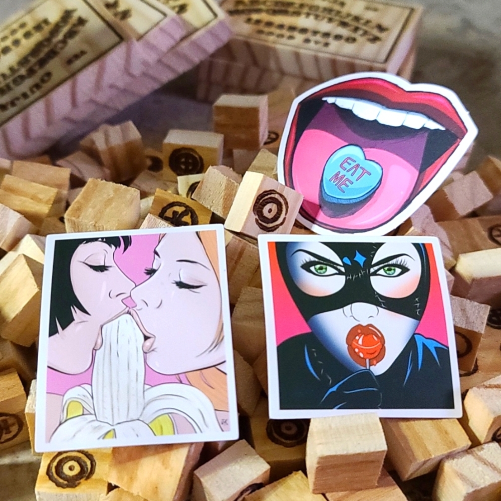 Banana, LolliPop & Eat Me Stickers